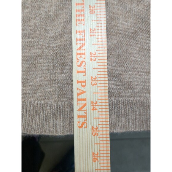 Charter Club Cashmere Luxury Camel Turtleneck Sweater Size Med - Picture 11 of 13